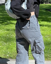 Load image into Gallery viewer, Adjustable Straight Fit Cargo Pants