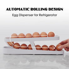 Load image into Gallery viewer, Automatic Rolling Egg Holder Rack Storage Box