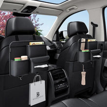Load image into Gallery viewer, Leather Multifunctional Car Backseat Organizer