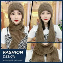 Load image into Gallery viewer, Integrated Ear Protection Windproof Cap Scarf