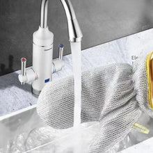 Load image into Gallery viewer, WATERPROOF STEEL WIRE CLEANING GLOVES DISHWASHING DURABLE THICKENED WASHING GLOVE INSULATION KITCHEN GLOVES HOUSEHOLD