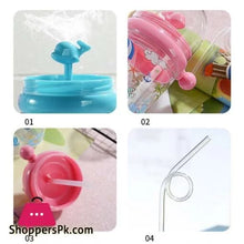 Load image into Gallery viewer, 250ML Baby Drinking Cup Kids Whale Water Spray Cartoon Baby Feeding Cups with Straws Water Bottles Outdoor Children’s Cups