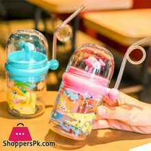Load image into Gallery viewer, 250ML Baby Drinking Cup Kids Whale Water Spray Cartoon Baby Feeding Cups with Straws Water Bottles Outdoor Children’s Cups