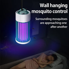 Load image into Gallery viewer, Eummy Portable Electric Bug Zapper Safe Non-toxic Mosquito Killer with Night Light USB Mosquito Fly Trap Repellent Lamp Protection Area Up to 400 Square Feet for Home