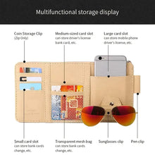 Load image into Gallery viewer, Car Sun Visor Organizer