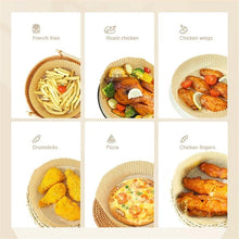 Load image into Gallery viewer, Premium Quality Air Fryer Disposable Baking Papers/Round Parchment Liners