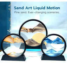 Load image into Gallery viewer, WEPRO™ 3D MOVING SAND ART PICTURE SANDSCAPE IN MOTION DISPLAY FLOWING SAND FRAME FOR DECORR