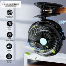 Load image into Gallery viewer, PORTABLE RECHARGEABLE FAN