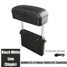 Load image into Gallery viewer, Car Driving Elbow Rest, Armrest Box, Wireless Charging Storage Box, Car Seat Gap Storage Storage Box
