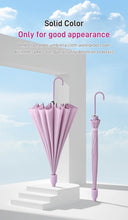 Load image into Gallery viewer, 16-bone fresh series waterproof umbrella with its cover