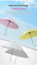 Load image into Gallery viewer, 16-bone fresh series waterproof umbrella with its cover