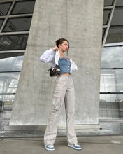 Load image into Gallery viewer, Adjustable Straight Fit Cargo Pants