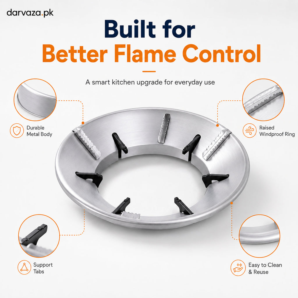 Gas Saving Windproof Stove Stand and Burner Cover