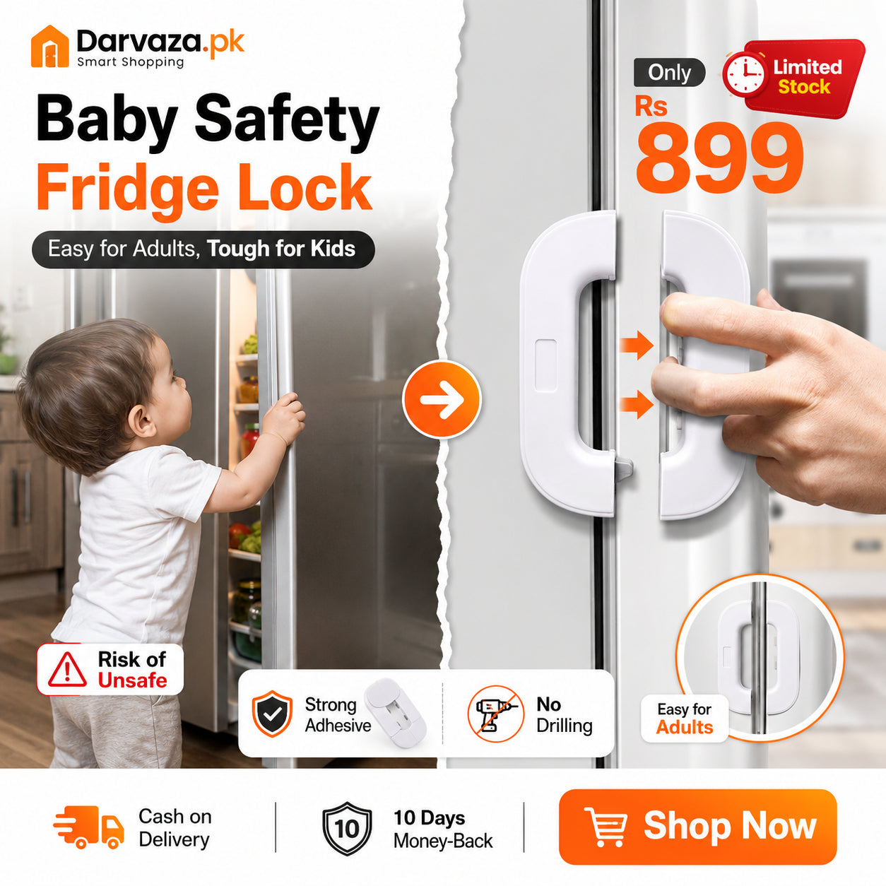 New Style Fridge Lock