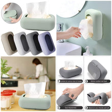 Load image into Gallery viewer, Silicone Suction Tissue BoX Random Colour ( Buy 1 get 1  free )