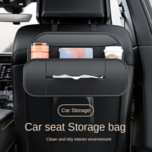 Load image into Gallery viewer, Leather Multifunctional Car Backseat Organizer