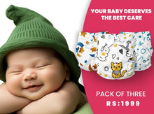 Load image into Gallery viewer, WASHABLE BABY DIAPERS