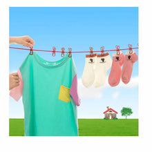 Load image into Gallery viewer, PORTABLE CLOTHESLINE WINDPROOF CLOTHES ROPE