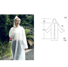 Load image into Gallery viewer, Adult Unisex Raincoat Waterproof Hooded Jacket