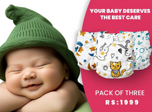 Load image into Gallery viewer, WASHABLE BABY DIAPERS
