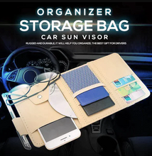 Load image into Gallery viewer, Car Sun Visor Organizer (High Quality Leather 🔥)