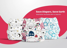 Load image into Gallery viewer, WASHABLE BABY DIAPERS