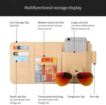 Load image into Gallery viewer, Car Sun Visor Organizer (High Quality Leather 🔥)