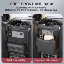 Load image into Gallery viewer, Car Handbag Holder, Car Mesh Organizer Net Pocket Purse/Book/Phone Holder,Tissue Box 3-IN-1 Auto Interior Organizers