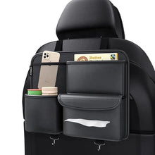 Load image into Gallery viewer, Leather Multifunctional Car Backseat Organizer