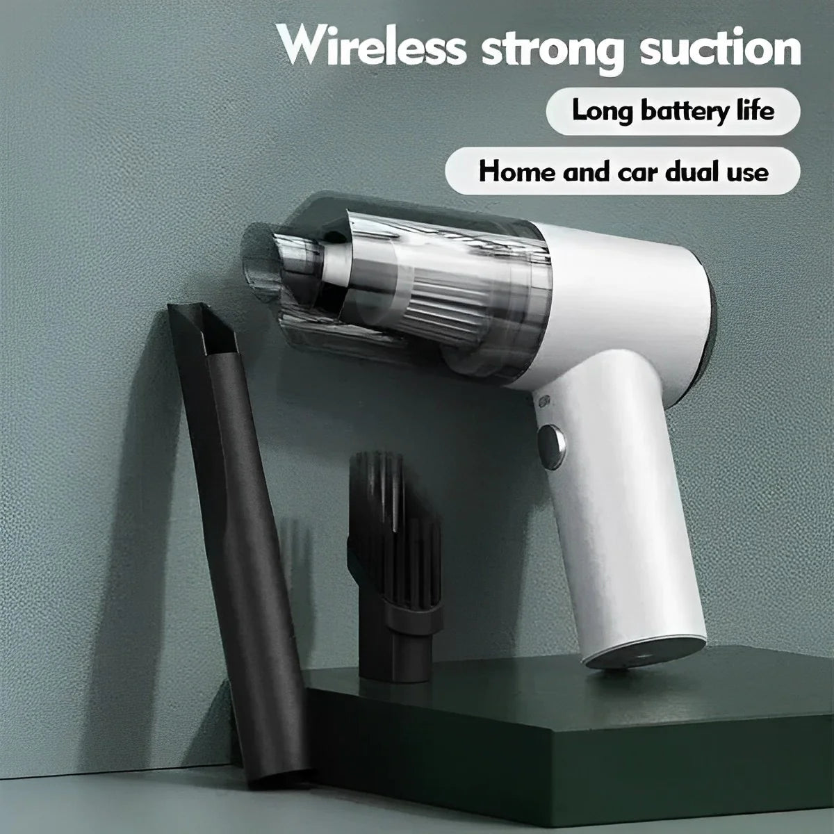 Imported Cordless 3-in-1 Rechargeable Vacuum Cleaner and Blower - Cleans up every corner of your Home and Car
