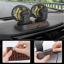 Load image into Gallery viewer, Dual Head Car Fan 2 speed Adjustment Car Cooling Fan Strong Wind Cooling Fan