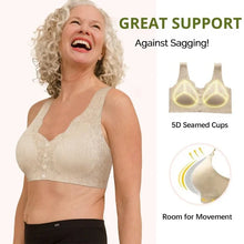 Load image into Gallery viewer, ✨LAST DAY SALE 49% 🔥🔥🔥– Plus Size Zero Feel Lace Full Coverage Front Closure Bra