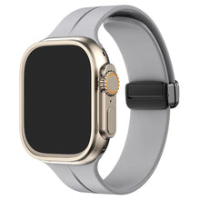 Load image into Gallery viewer, Silicone Magnetic Folding Band For Apple Watch