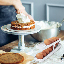 Load image into Gallery viewer, Automatic Rolling Egg Holder Rack Storage Box