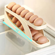 Load image into Gallery viewer, Automatic Rolling Egg Holder Rack Storage Box