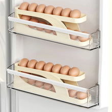 Load image into Gallery viewer, Automatic Rolling Egg Holder Rack Storage Box