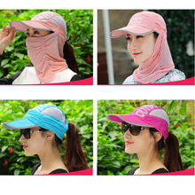 Load image into Gallery viewer, Summer Cap with Detachable Mask