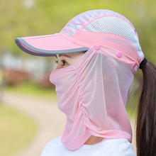 Load image into Gallery viewer, Summer Cap with Detachable Mask