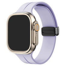 Load image into Gallery viewer, Silicone Magnetic Folding Band For Apple Watch