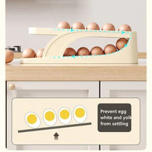 Load image into Gallery viewer, Automatic Rolling Egg Holder Rack Storage Box