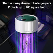 Load image into Gallery viewer, Eummy Portable Electric Bug Zapper Safe Non-toxic Mosquito Killer with Night Light USB Mosquito Fly Trap Repellent Lamp Protection Area Up to 400 Square Feet for Home