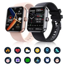 Load image into Gallery viewer, [All day monitoring of heart rate and blood pressure] Bluetooth fashion smartwatch