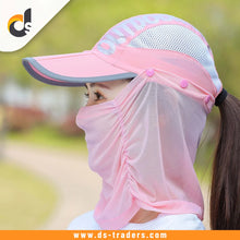 Load image into Gallery viewer, Summer Cap with Detachable Mask