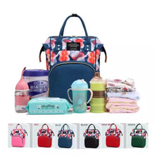 Load image into Gallery viewer, Diaper Mummy Bag Multi-Function Waterproof - Travel Backpack
