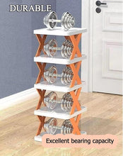 Load image into Gallery viewer, X-Shaped 5 Layers Multipurpose Shoe Rack