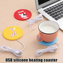 Load image into Gallery viewer, Cartoon USB Warmer Gadgets Silicone Usb Cup Pad Heater Warm Tray Cup Mat