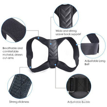 Load image into Gallery viewer, Adjustable back and Shoulder Support Belt