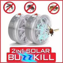 Load image into Gallery viewer, 2IN1 MOSQUITO INSECT SOLAR BUZZ KILL ZAPPER KILLER