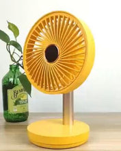 Load image into Gallery viewer, Mini Fan Small Automatic Swing Clip Hand Cooling Office Table USB Charge