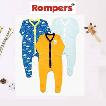 Load image into Gallery viewer, SLEEP SUIT PACK OF 3 For SIZE NEW BORN TO 3 YEARS Deal 2
